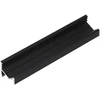 LED juostos kampinis profilis CORNER10.v2, juodas, 1m