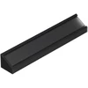 LED juostos kampinis profilis CORNER10.v2, juodas, 1m