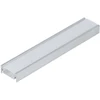 LED juostos paviršinis profilis SURFACE10.v2, neanoduoto aliuminio sp., 3m