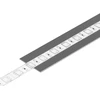 LED juostos profilio dangtelis A6 SLIDE, skaidrus, 2m