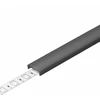 LED juostos profilio dangtelis C CLICK, juodas, 4m