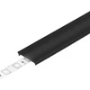 LED juostos profilio dangtelis C6 CLICK, juodas, 2m