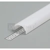 LED juostos profilio dangtelis D CLICK, baltas, 4m