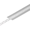 LED juostos profilio dangtelis E, matinis, 1m