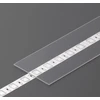 LED juostos profilio dangtelis H SLIDE, skaidrus, 2m