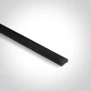 LED juostos profilio dangtelis, juodas, 030248/B, skirtas LED41804, LED41805, LED41806, LED41807, LED41808, LED41809