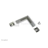 LED juostos profilio SLIM8 kampinis sujungimas L (juodai anoduotas)