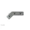 LED juostos profilio sujungimo elementas Q, 135°, cinkuotas.