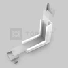 LED juostos profilio VARIO30-07 90 laipsnių kampinis sujungimas, baltas