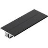 LED juostos profilis BACK10 A/UX, juodas, 1m