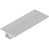LED juostos profilis BACK10 A/UX, neanoduotas aliuminis, 2m