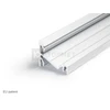 LED juostos profilis CORNER14, neanoduotas aliuminis, 2m