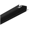 LED juostos profilis DIAGONAL10 C, juodas, 2m