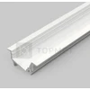 LED juostos profilis DIAGONAL14 F/TY, baltas, 2m