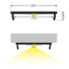 LED juostos profilis FIX16, juodas, 2m