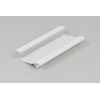 LED juostos profilis FLAT8 H/UX, baltas, 1m
