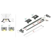 LED juostos profilis GROOVE10.V2 A1C/U, anoduotas aliuminis, 4m