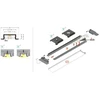 LED juostos profilis GROOVE14.V2 BC3/Y, neanoduoto aliuminio, 2m