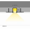 LED juostos profilis HIDE10 C4, neanoduotas aliuminis, 2m