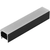 LED juostos profilis HOOD14 F/UI, juodas, 2m