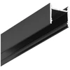 LED juostos profilis LEVEL12 C/U1, juodas, 2m