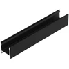 LED juostos profilis LEVEL12 C/U1, juodas, 2m