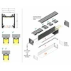 LED juostos profilis LINEA20, baltas (4m)