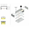 LED juostos profilis LOWI, baltas, 4m