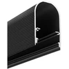 LED juostos profilis NAMI23 CD-9, juodas, 2m