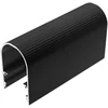 LED juostos profilis NAMI23 CD-9, juodas, 1m
