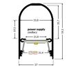 LED juostos profilis NAMI23 CD-9, neanoduotas aliuminis, 2m
