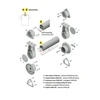 LED juostos profilis OVAL20 BC, anoduotas aliuminis, 2m