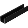 LED juostos profilis SMART16 BC3/U4, juodas, 1m