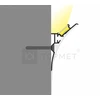 LED juostos profilis SMOOTH12 BC/Q9, neanoduotas aliuminis, 2m