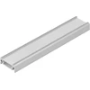 LED juostos profilis SURFACE10 BC/UX, anoduotas aliuminis, 1m