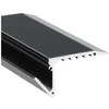 LED juostos profilis UP-BOLD12 K, juodas, 2m