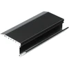 LED juostos profilis UP-BOLD12 K, juodas, 2m