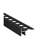 LED juostos profilis UP-TILE10 A PLUS, juodas, 2m