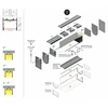 LED juostos profilis VARIO30-02 ACDE-9/TY, juodas, 1m