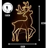 LED Kalėdinis elnias 92 cm
