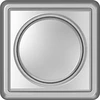 LED lempų (5-150W) šviesos reguliatorius VILMA STANDARD ST 150 su rėmeliu, metalo spalvos