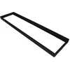 LED panelės LOUVER paviršinio montavimo rinkinys, 120x30cm, juodas