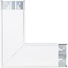 LED paviršinio/pakabinamo linijinio šviestuvo LINEAR INDIVILED kampinis sujungimas, baltas