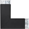 LED paviršinio/pakabinamo linijinio šviestuvo LINEAR INDIVILED kampinis sujungimas, juodas