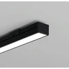LED paviršinis/pakabinamas profilis PDS-4-PLUS, juodai anoduotas, 1m