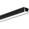 LED paviršinis profilis PDS-4-PLUS, juodas, 2m