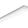 LED profilis su dangteliu ir užbaigimais LOOP, sidabro sp., 2m