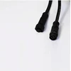 LED sieninio šviestuvo MALE-FEMALE jungtis, juoda, 24V, IP66, CNCTR3