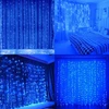 LED USB Užuolaida - Girlianda, mėlyna