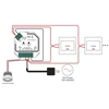 LED valdymo sistemos imtuvas 230Vac 400W, PUSH-DIM, TRIAC, Easy-RF serija, Sunricher